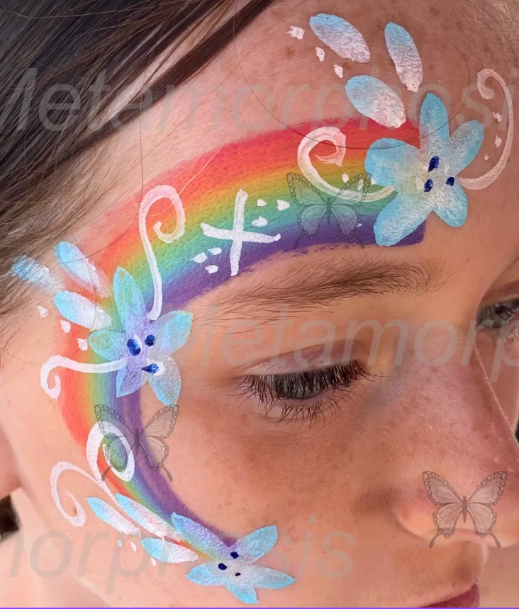 Example face painting design