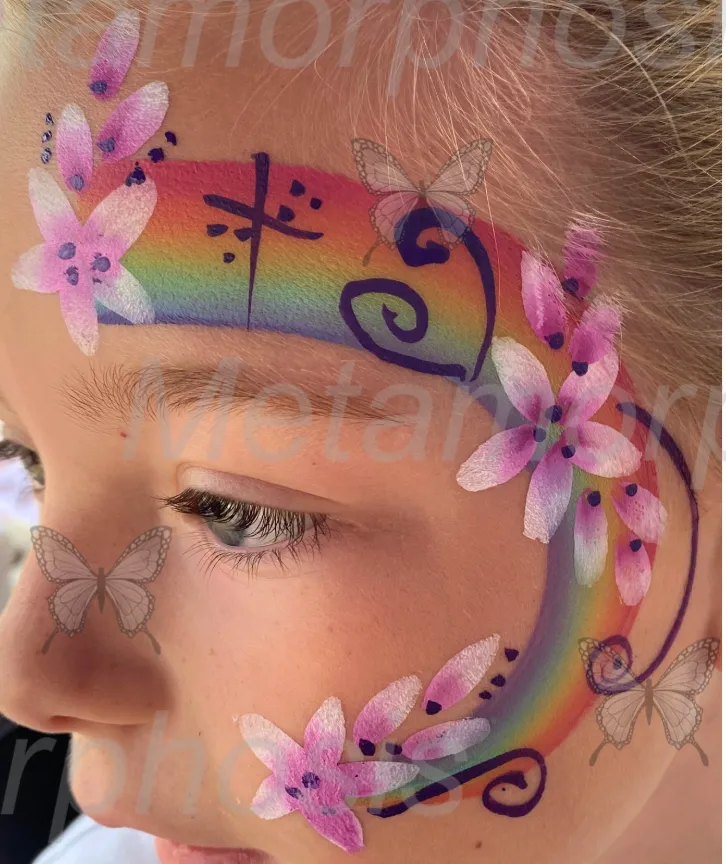 Example face painting design