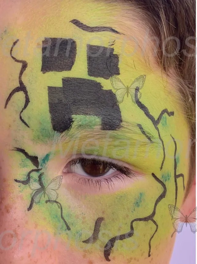 Example face painting design