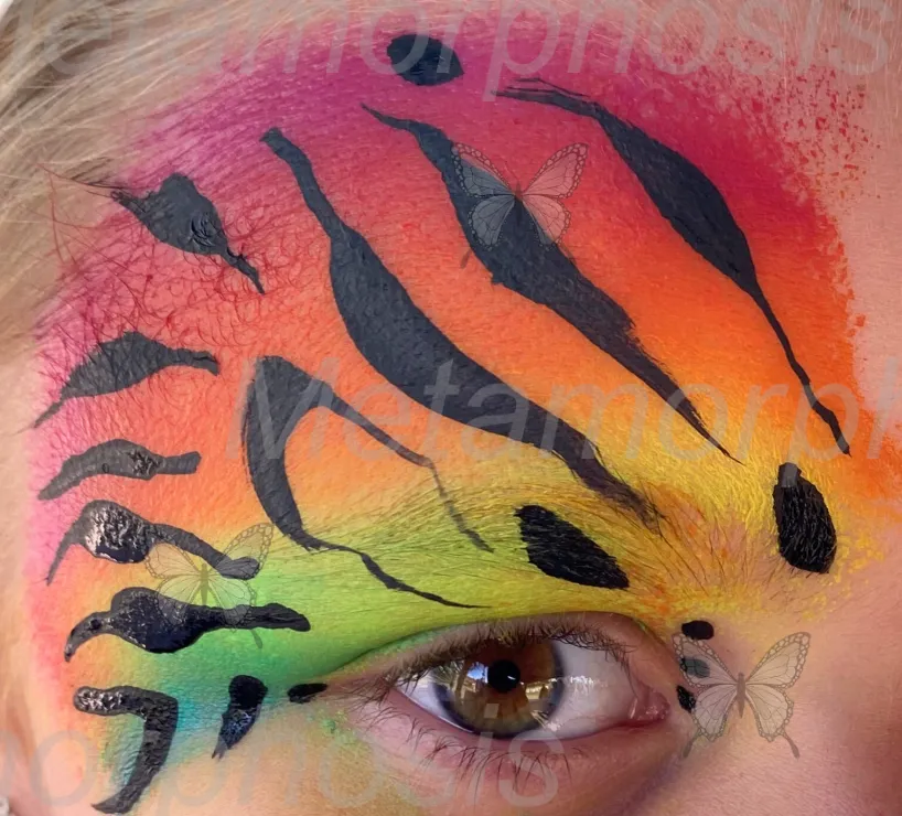 Example face painting design