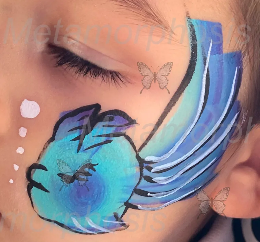 Example face painting design