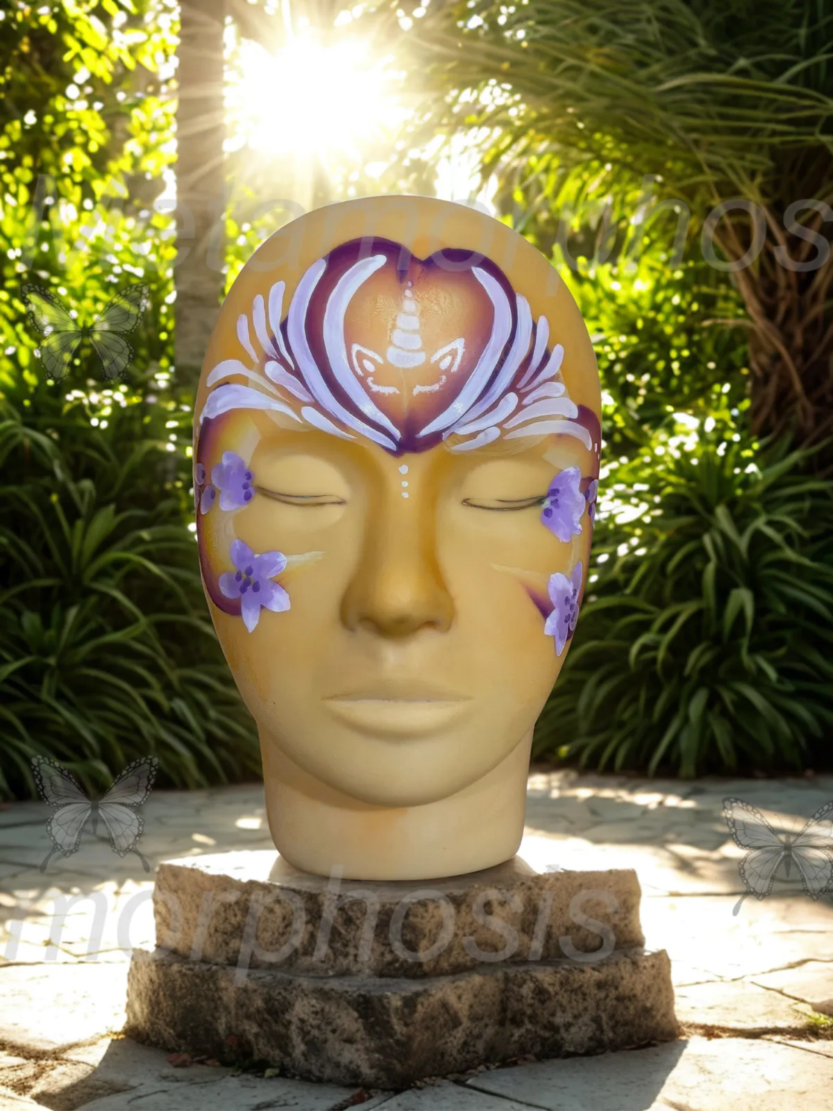 Unicorn face paint design